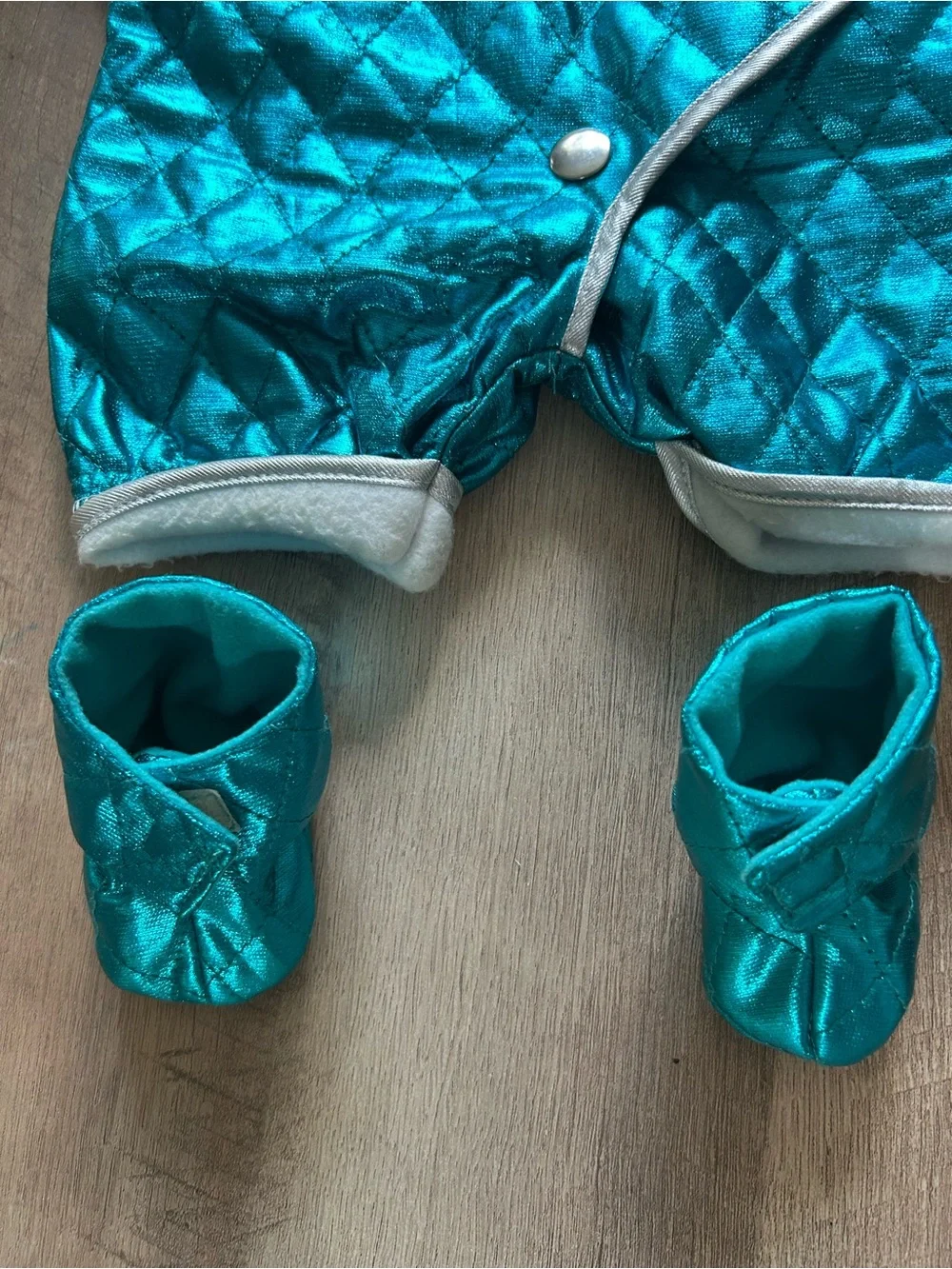 Original Zapf Creations 90s Teal Baby Born Snowsuit Set
